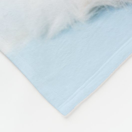 Cavalier King Charles Spaniel Puppy Fleece Deken (Hoek)