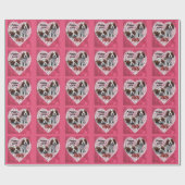 Cavalier King Charles Spaniel Puppy Love Cadeaupapier (Vlak)