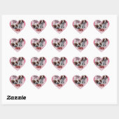 Cavalier King Charles Spaniel Puppy Love Hart Sticker (Vel)