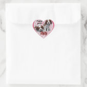 Cavalier King Charles Spaniel Puppy Love Hart Sticker (Tas)