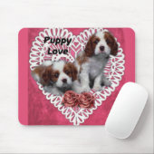 Cavalier King Charles Spaniel Puppy Love Muismat (Met muis)