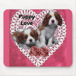 Cavalier King Charles Spaniel Puppy Love Muismat