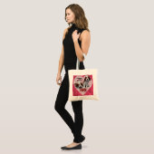 Cavalier King Charles Spaniel Puppy Love Tote Bag (Voorkant (model))