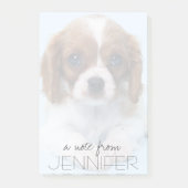 Cavalier King Charles Spaniel Puppy Post-it® Notes (Voorkant)