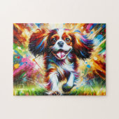 Cavalier King Charles Spaniel Puzzel: Blenheim Legpuzzel (Horizontaal)