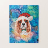 Cavalier King Charles Spaniel Ras Hond Kerst  Legpuzzel (Verticaal)