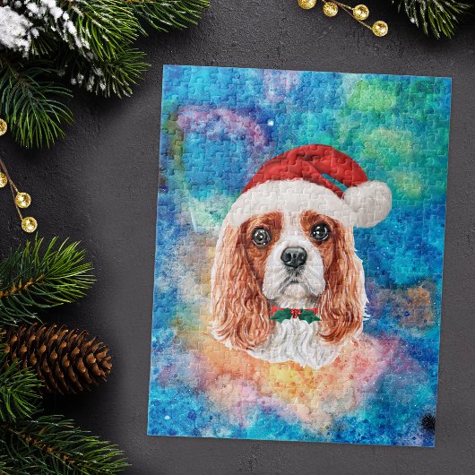 Cavalier King Charles Spaniel Ras Hond Kerst  Legpuzzel