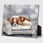 Cavalier King Charles Spaniel - Remington Fotoplaat (Zijkant)