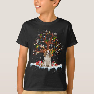 Cavalier King Charles Spaniel Rendier Kerstmis O T-shirt