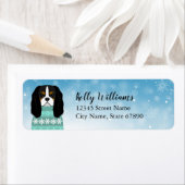 Cavalier King Charles Spaniel Retouradreslabel Etiket (Insitu)