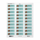 Cavalier King Charles Spaniel Retouradreslabel Etiket (Full Sheet)