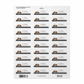 Cavalier King Charles Spaniel Retouradreslabel Etiket (Full Sheet)