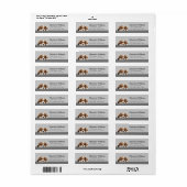 Cavalier King Charles Spaniel Retouradreslabel Etiket (Full Sheet)