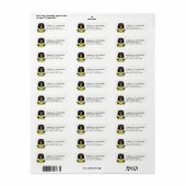 Cavalier King Charles Spaniel Retouradreslabel Etiket (Full Sheet)