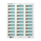 Cavalier King Charles Spaniel Retouradreslabel Etiket (Full Sheet)