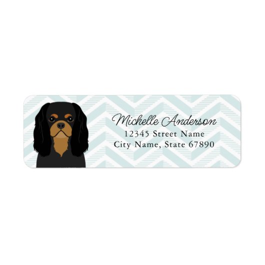 Cavalier King Charles Spaniel Return Address Label (Voorkant)
