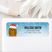 Cavalier King Charles Spaniel Return Address Label (Insitu)