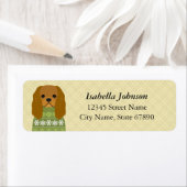 Cavalier King Charles Spaniel Return Address Label (Insitu)