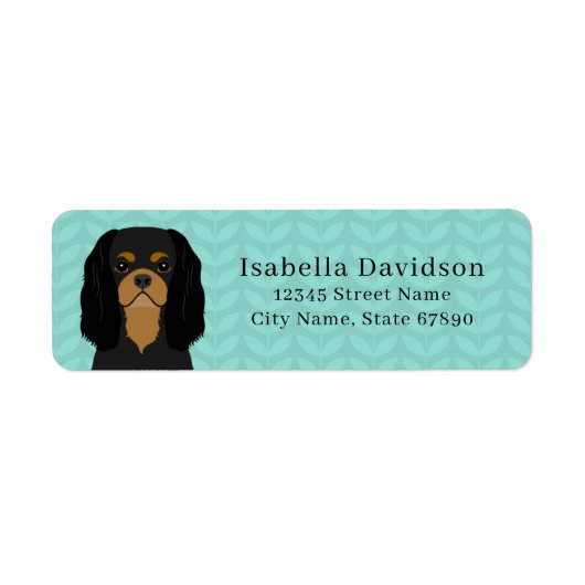 Cavalier King Charles Spaniel Return Address Label (Voorkant)