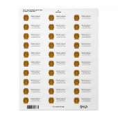 Cavalier King Charles Spaniel Return Address Label (Full Sheet)