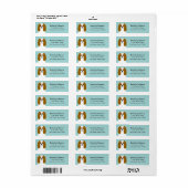 Cavalier King Charles Spaniel Return Address Label (Full Sheet)