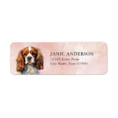 Cavalier King Charles Spaniel Return Address Label (Voorkant)