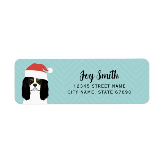 Cavalier King Charles Spaniel Return Address Label (Voorkant)