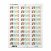 Cavalier King Charles Spaniel Return Address Label (Full Sheet)