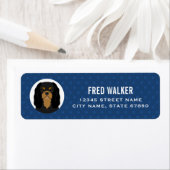 Cavalier King Charles Spaniel Return Address Label (Insitu)