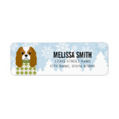 Cavalier King Charles Spaniel Return Address Label (Voorkant)