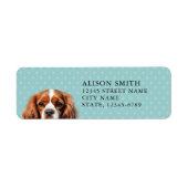 Cavalier King Charles Spaniel Return Address Label (Voorkant)