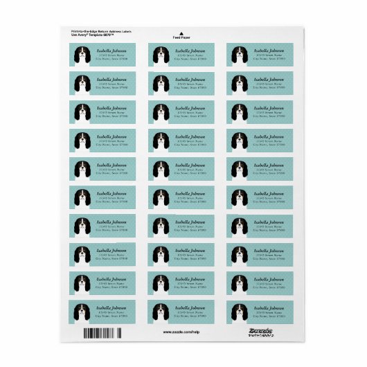 Cavalier King Charles Spaniel Return Address Label (Full Sheet)