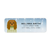 Cavalier King Charles Spaniel Return Address Label (Voorkant)