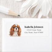 Cavalier King Charles Spaniel Return Address Label (Insitu)