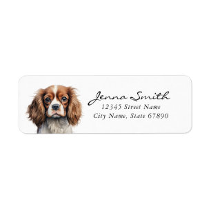 Cavalier King Charles Spaniel Return Address Label