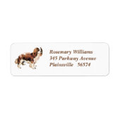 Cavalier King Charles Spaniel Return Address Label (Voorkant)