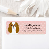 Cavalier King Charles Spaniel Return Address Label (Insitu)