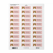 Cavalier King Charles Spaniel Return Address Label (Full Sheet)