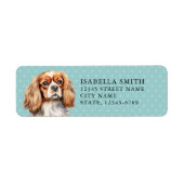 Cavalier King Charles Spaniel Return Address Label (Voorkant)