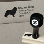 Cavalier King Charles Spaniel Return Address Rubberstempel