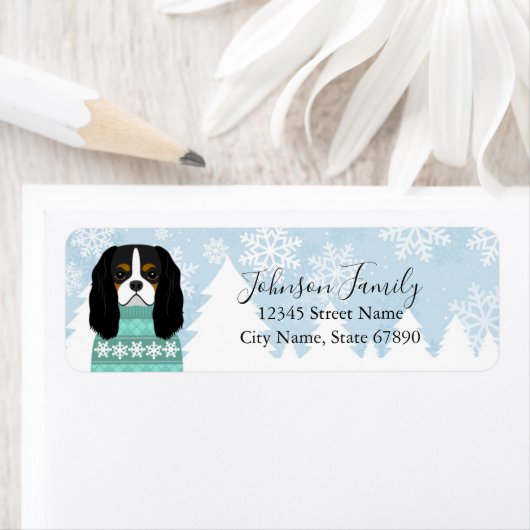 Cavalier King Charles Spaniel Return Labels (Insitu)