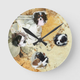 Cavalier King Charles Spaniel Ronde Klok