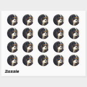 Cavalier King Charles Spaniel Ronde Sticker (Vel)