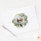 Cavalier King Charles Spaniel Ronde Sticker (Envelop)