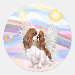 Cavalier King Charles Spaniel Ronde Sticker