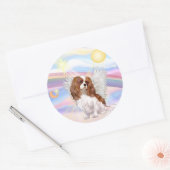 Cavalier King Charles Spaniel Ronde Sticker (Envelop)
