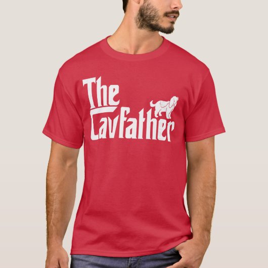 Cavalier King Charles Spaniel Ruby Cadeaus Vader v T-shirt (Voorkant)