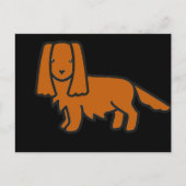 Cavalier King Charles Spaniel Ruby cartoon Briefkaart (Voorkant)