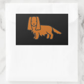 Cavalier King Charles Spaniel Ruby cartoon sticker (Tas)