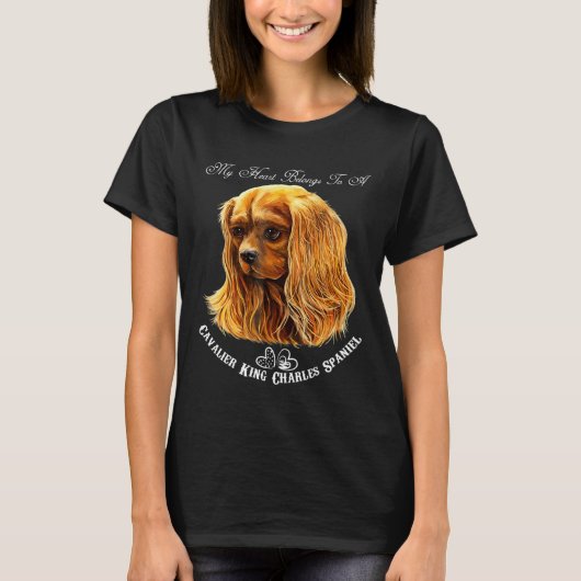 Cavalier King Charles Spaniel Ruby T-shirt (Voorkant)